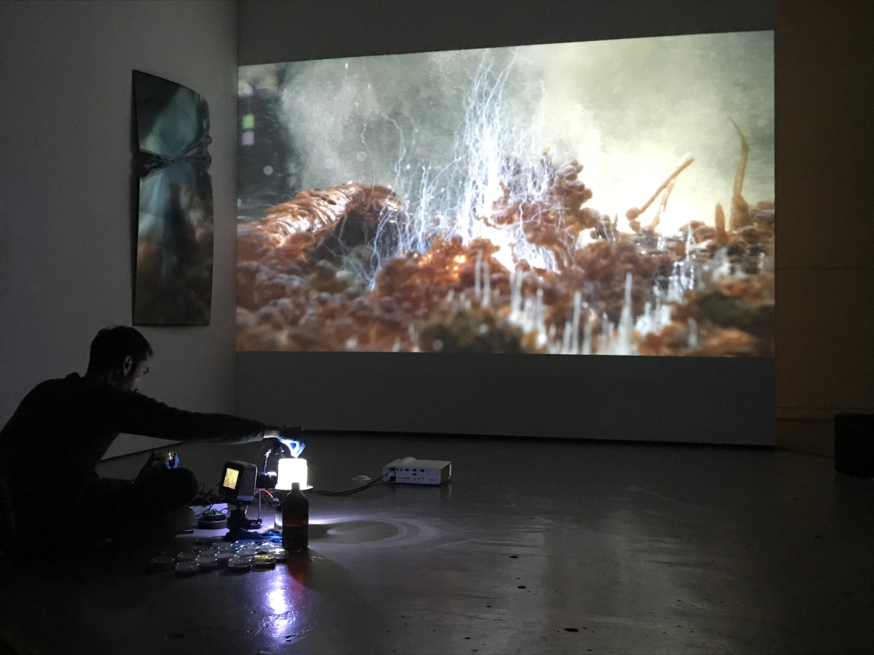 Hicham Berrada, performance Pr&eacute;sage, muziek Jonas Ohlsson, 6 maart 2020